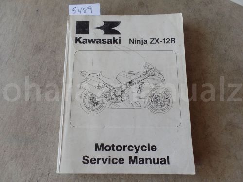 2002 kawasaki ninja zx-12r shop service repair manual oem