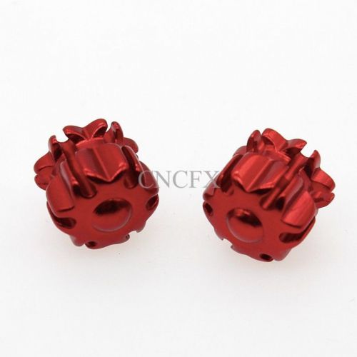 1 set alloy car motorcycle wheel tire air valve stem cap dust cover red