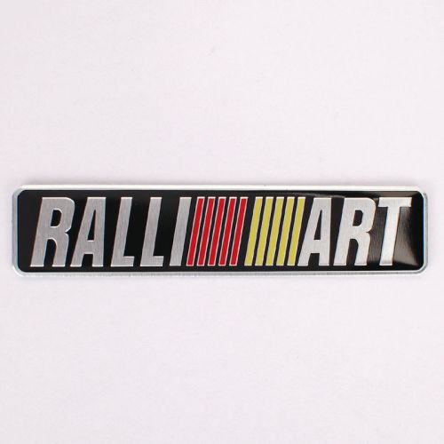 1pcs ralliart motor sport auto body trunk lid sticker badge emblems