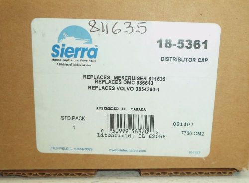 Sierra distributor cap replaces mercury 811635 omc 9866-43 volvo 3854260-1