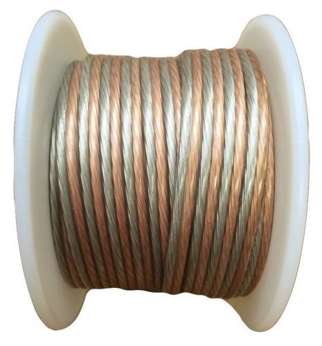 16 gauge 50 ft speaker wire audio cable awg stranded