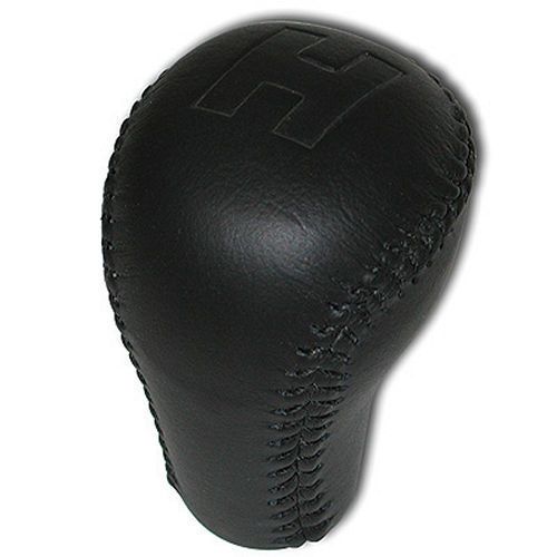 Slp hurst logo leather shifter knob p/n 60081