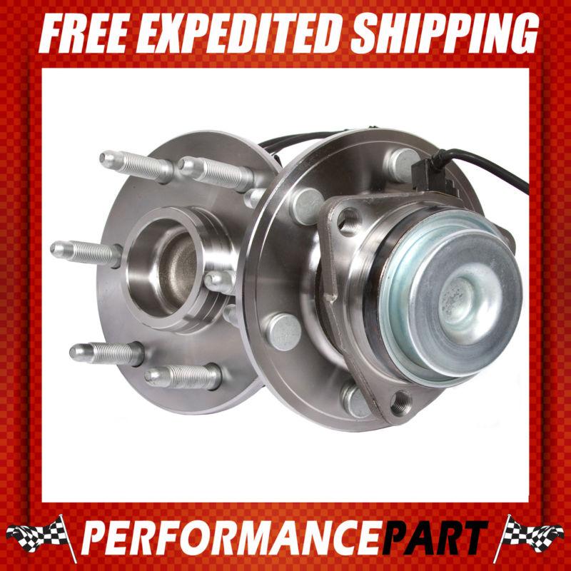 2 new gmb front left and right wheel hub bearing assembly pair w/ abs 730-0261