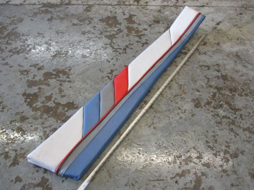 Set of two 1988 bayliner capri 18ft interior front bow wall cushion panels off-w