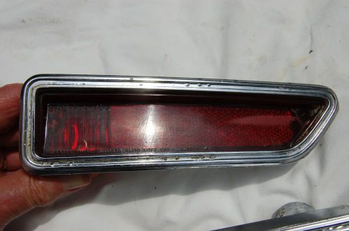 1970 71 dodge challenger side marker lights front / rear original mopar