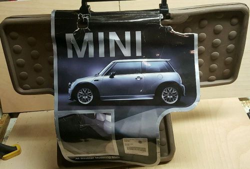 Mini all weather motoring mats rear pair beige 82550146456 made in england