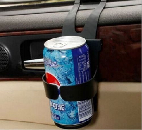 Universal auto car truck door black drink cup holder outlet mount vehicle stand