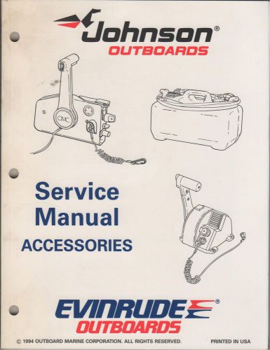 1995 evinrude johnson outboard accessories p/n 503142 service manual (655)