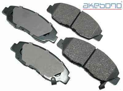 Akebono act465a brake pad or shoe, front-proact ultra premium ceramic pads
