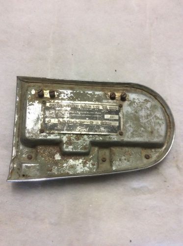 1951, 1952, ford truck f100, f1, glove box door with vin tag