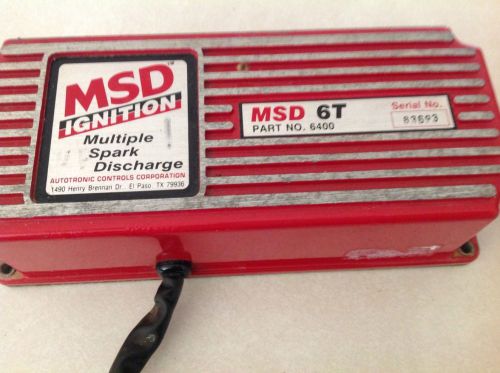Electronic ignition msd