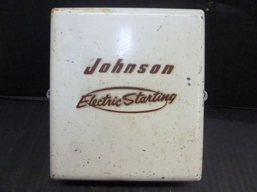 1957 johnson javelin rje-19 35hp junction box cover panel housing motor evinrude
