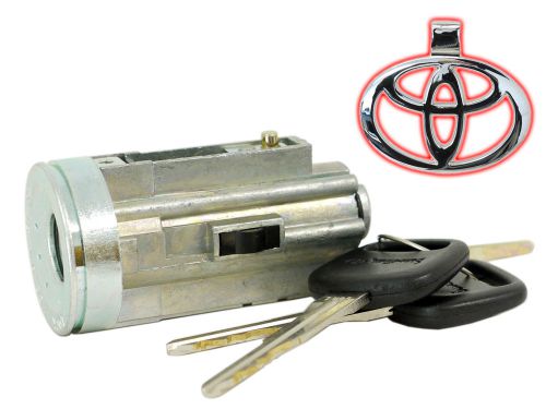 Toyota corolla, corolla wagon ignition lock cylinder w/2 keys - c30118 - new