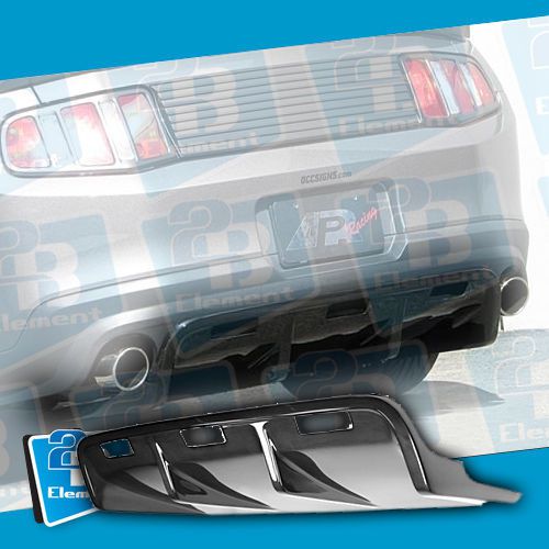 Apr performance carbon fiber rear diffuser fit for 2010 - 2012 ford mustang gt