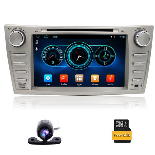 Android 4.4 4 core hd dash car radio dvd gps for toyota camry 07 08 09 2010 2011