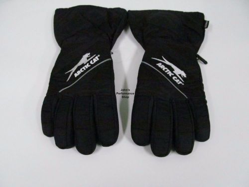 2017 arctic cat black advantage snowmobile gloves s m l xl 2x 5272-164 5272-166
