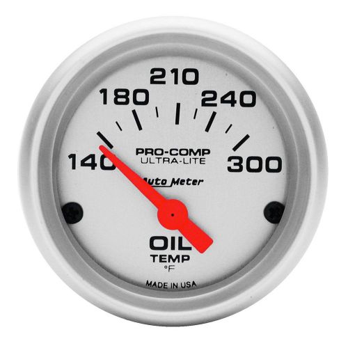 Autometer 4348 ultra-lite electric oil temperature gauge