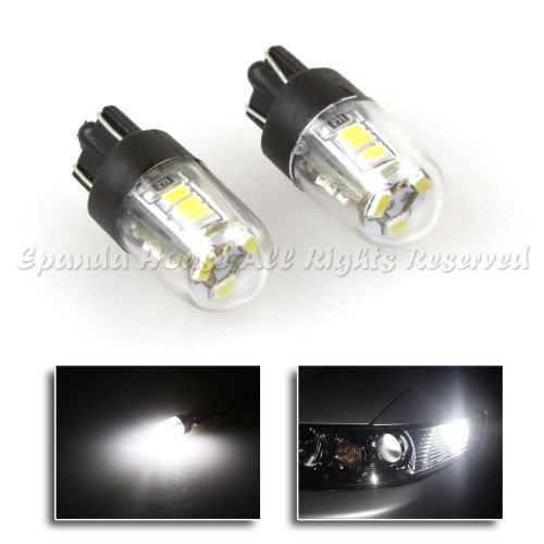 2x hi quality 3014 12 smd led bulb t10 194 168 2821 for map dome exterior lights