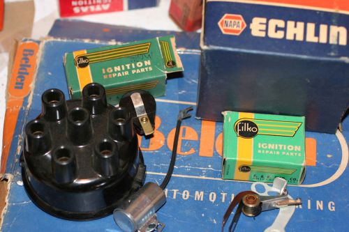 1950 hudson ignition  distributor tune up kit points rotor