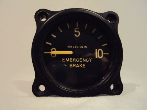 Vintage wwii us gauge co emergency brake aircraft indicator warbird rare