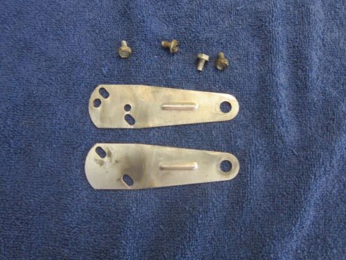 Nos cheater / pro solenoid mounting brackets &amp; bolts,  pair