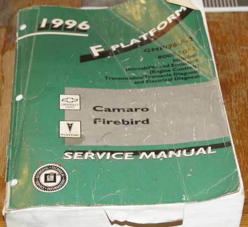 1996 chevy camaro pontiac firebird oem service shop manual - volume 2 engine