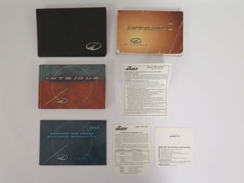 1999 oldsmobile intrigue owners manual book