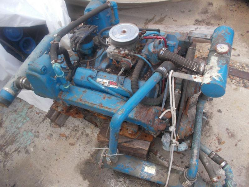 Chris craft engine and transmission assembly -  starboard side