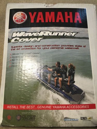 Oem yamaha waverunner 2010-2014 vx cruiser black/char/white cover mwv-cvrvx-cr10