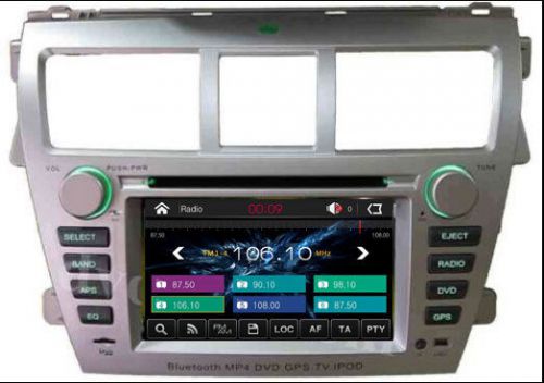 Car dvd player gps navigation head units radio stereo tv ipod for toyota vios