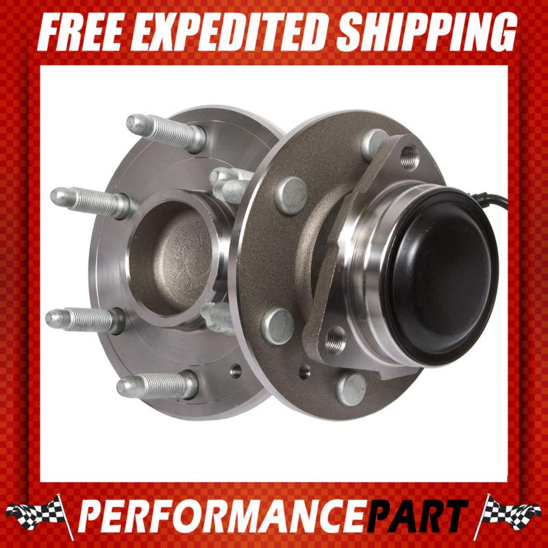 2 new gmb front left and right wheel hub bearing assembly pair w/ abs 730-0237