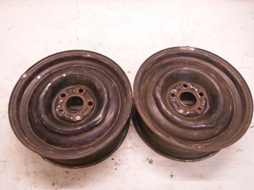 65 66 67 ford 15&#034; x 5.5 solid steel disc brake wheels rims t-bird hot rat rod 32