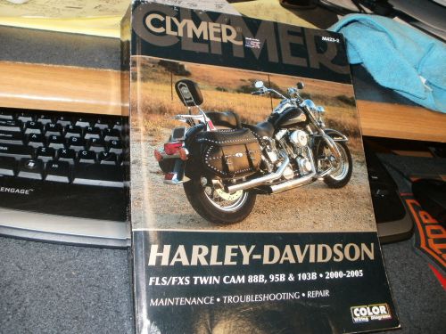 Clymer m423-2 repair service manual 2000-2005 harley flst/fxst