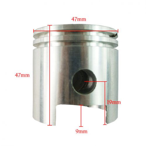 New 47mm piston jug for 80cc motorized bicycle gas engine motor