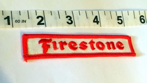 Firestone  iron on embroidery 4&#034; patch