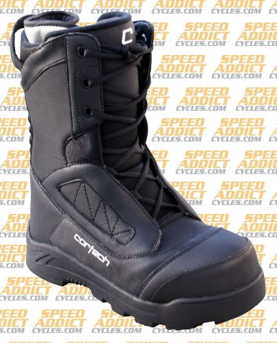 Cortech cascade black snow boots size 11