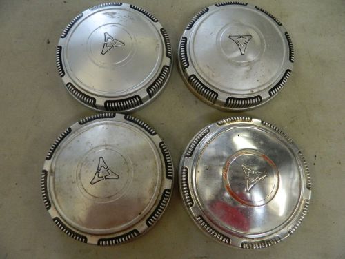 Vintage oe mopar dodge plymouth dog dish hubcap full mixed set 1960-70&#039;s