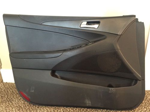 Hyundai sonata left front driver door trim panel oem 2011-2014