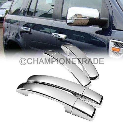 Chrome door handle cover for 06-10 land rover freelander 2/lr2 discovery lr3 ct