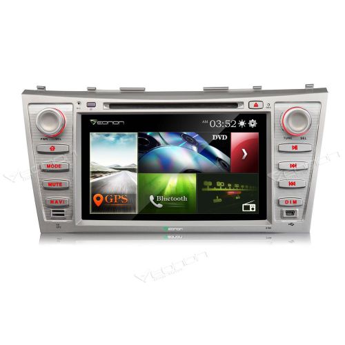 Us 8&#039;&#039; car dvd stereo i gps navigation for toyota camry 2007-2011 map bt usb sd