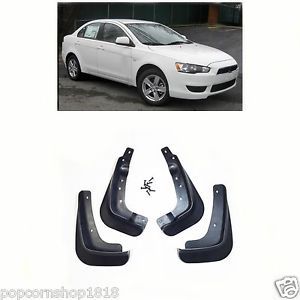 Mud flaps splash guards fit for mitsubishi lancer ex 2008 2009 2010 2011 4pc