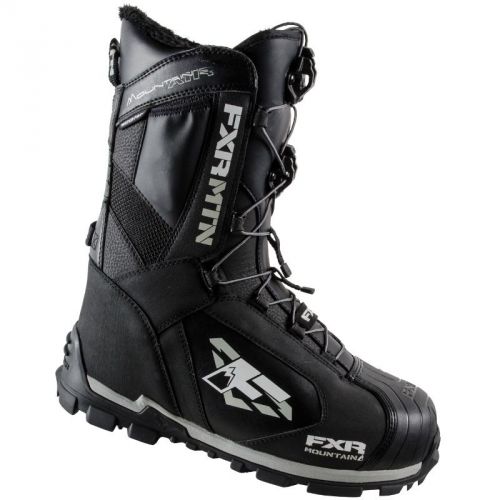 Fxr men&#039;s black elevation lite sl speed lace winter heavy duty snowmobile boots