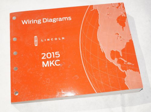 2015 lincoln mkc oem wiring diagrams service manual genuine from dealership