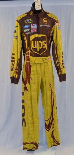 David ragan ups sabelt sfi-5 race used nascar driver fire suit #4875 40/30/33