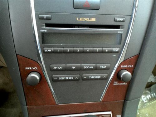 07-09 lexus es350 cd player radio (p1807)