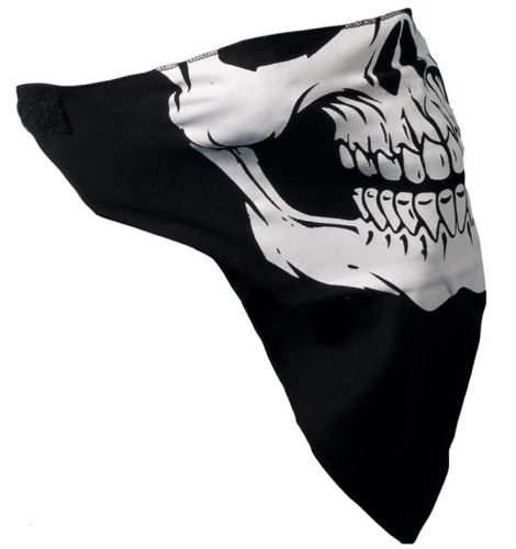 Skull face cloth face mask neck warmer