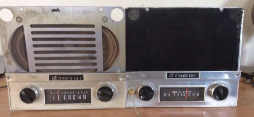 Vintage  automatic radio with speakers -  lot of 2