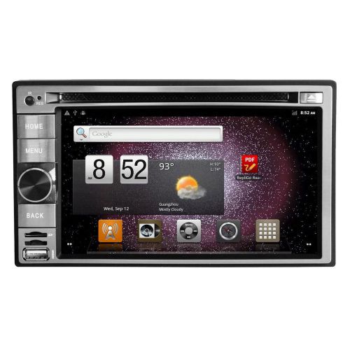 Car audio system gps navi android wifi double din radio stereo dvd player+camera