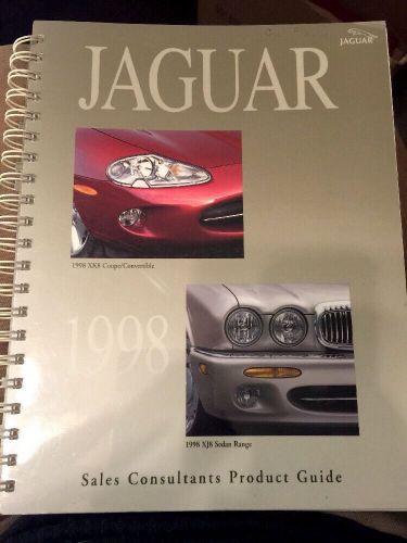 Jaguar 1998 xk8 coupe convertible sales consultants product guide manual