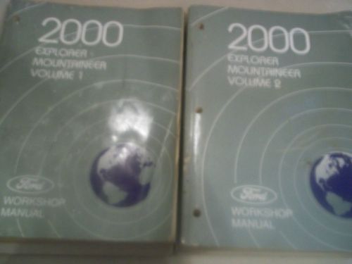 2000 ford explorer,mountaineer factory service manual set